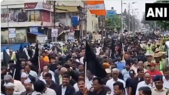 Karnataka Rajyotsava: Maharashtra Ekikaran Samiti Hold 'Black Day' Protest, Demand Inclusion Of Belgaum & Other Areas Into State