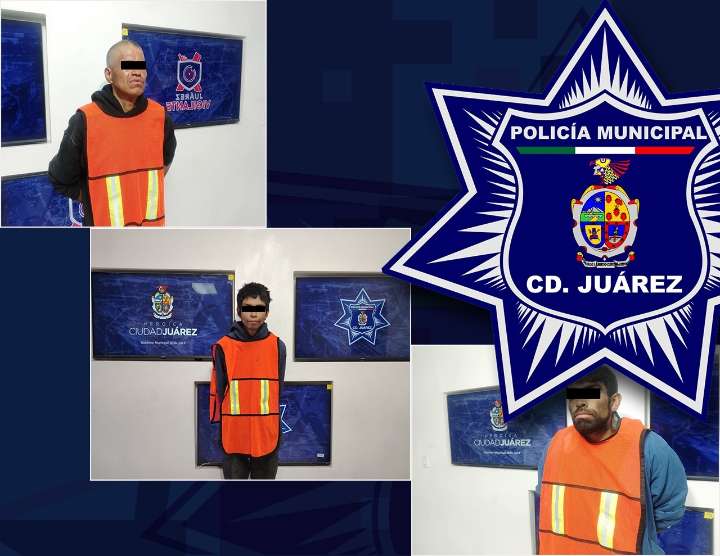 detuvieron a tres personas con orden de aprehensión