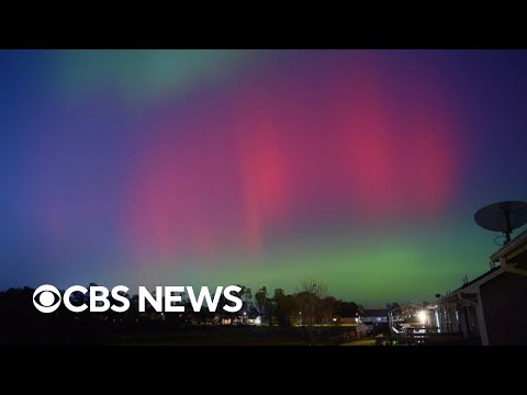 Watch: Geomagnetic storm brings Northern Lights to parts of U.S.