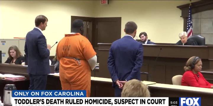 Toddler's death ruled homicide, suspect in court in Oconee Co.