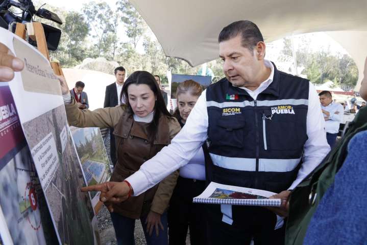 Gobernador de Puebla supervisa lo que será el Eco Parque “Pensar en Grande” mismo que estará ubicado entre Puebla y Amozoc