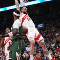 Sandro Mamukelashvili settles in with Raptors, scores 15 points to win over Bucks