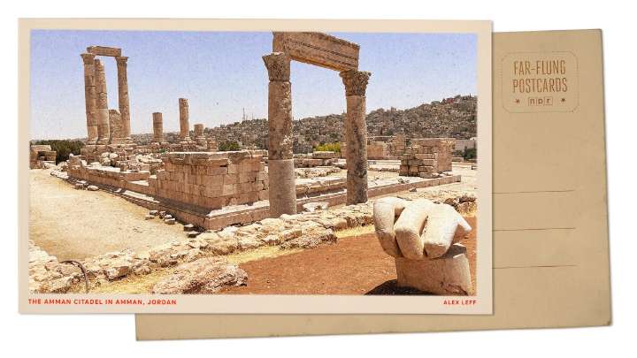 Greetings from Amman, Jordan, where history lent a colossal hand