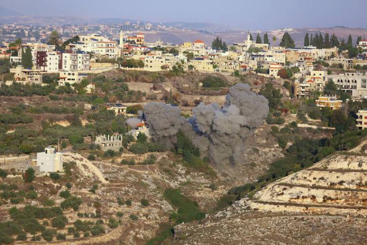 Israeli military steps up strikes in south Lebanon, says it is targeting Hezbollah