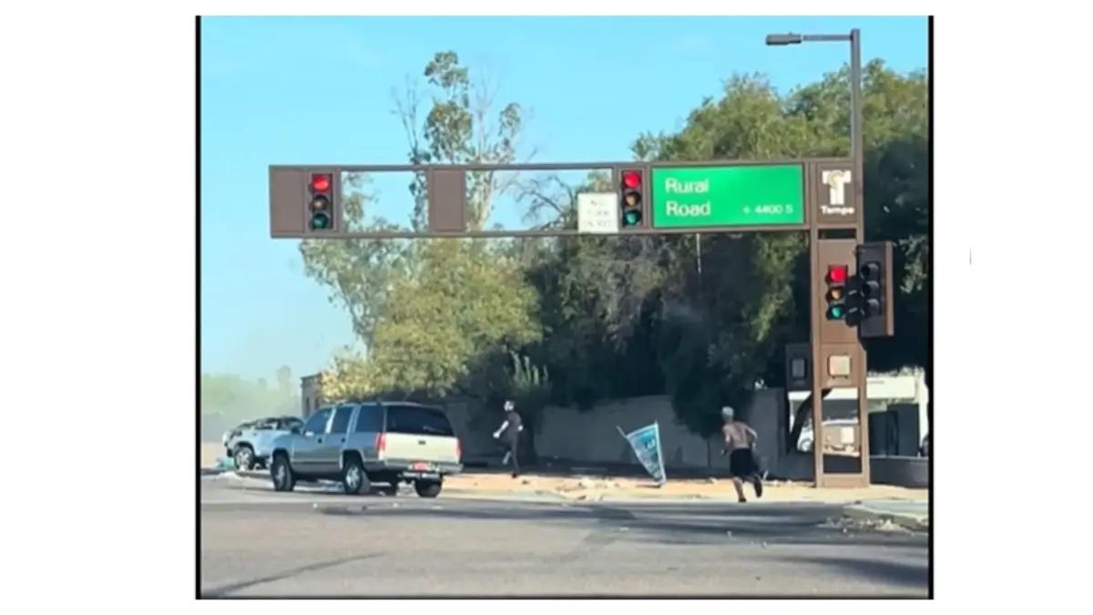 ‘Flipped Them Off and Got Flipped Over’: Woman Accused of Hit-and-Run Gets Instant Karma In Video of Wild T