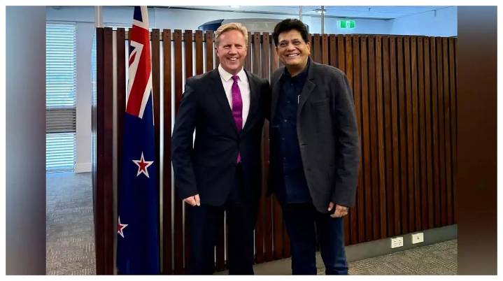 Commerce & Industry Minister Piyush Goyal Meets New Zealand Counterpart For Reviewing FTA Progress