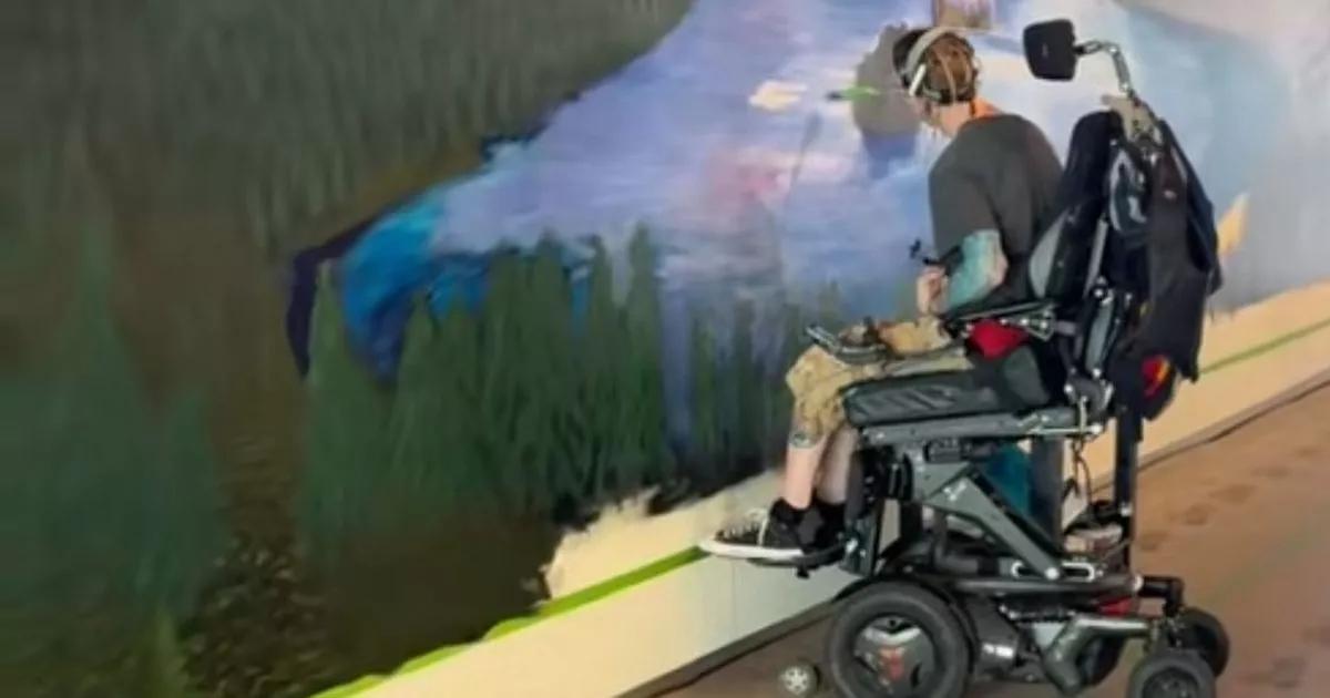 'I was born with major part of brain missing - but I skydive from my wheelchair'