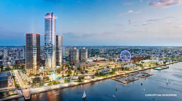 Detroit approves $75M for Renaissance Center riverfront transformation
