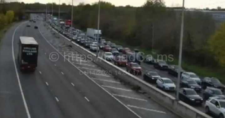 M5 LIVE: Motorway closed after horror crash as air ambulance lands in road