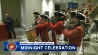 Marines celebrate 250th Birthday with midnight celebration in Old City Philadelphia