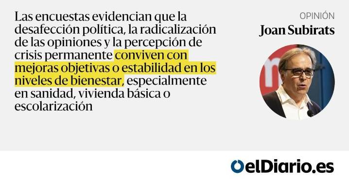 Nunca mejor, nunca peor. Datos sólidos y malestares latentes en la sociedad española