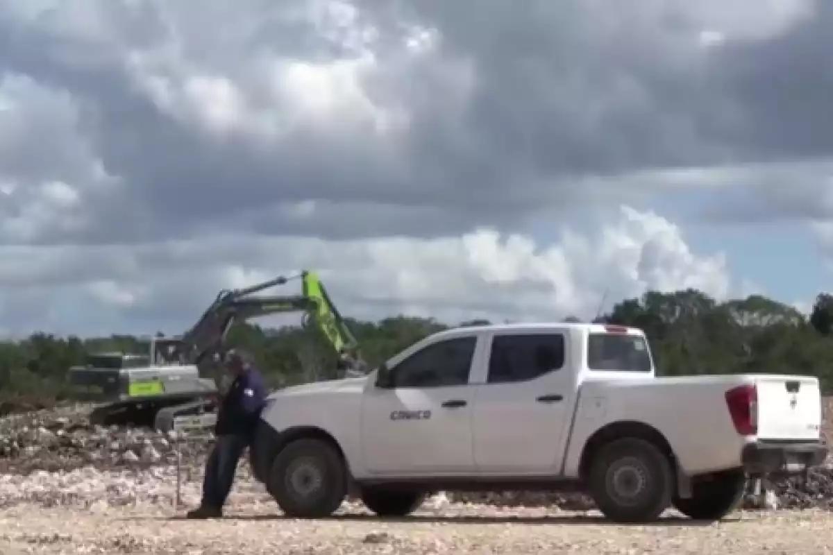 Crío ignora clausura del INAH y destruye la zona arqueológica de Tzemé en Kinchil, denuncian pobladores