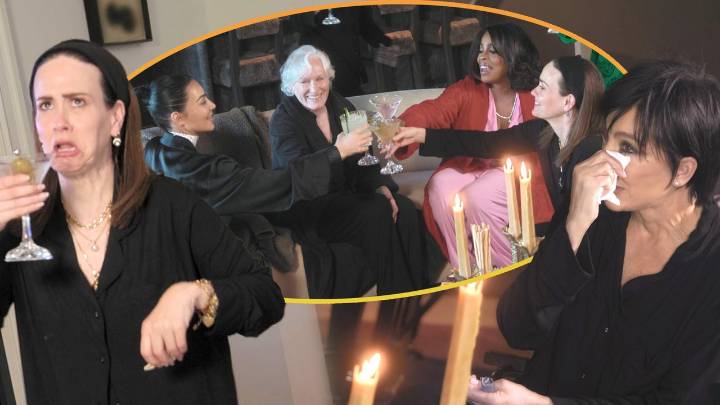 Inside Kim Kardashian's 'All's Fair' PJ Party: Martinis, Movies, Tears and More!