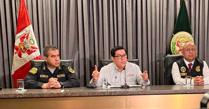 Ministro del Interior anuncia creación de nueva División de Investigación de Extorsiones liderada por el Cnel. Víctor Revoredo
