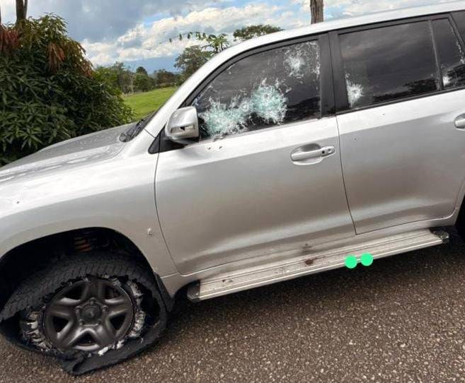 Ataque armado contra la camioneta del gobernador de Arauca
