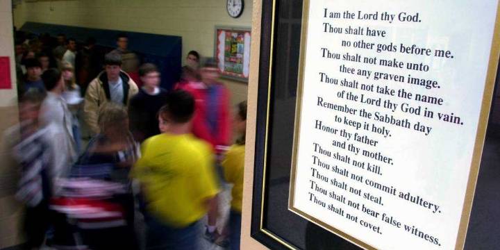 AG Paxton sues Texas school district for refusing to display Ten Commandments in classrooms