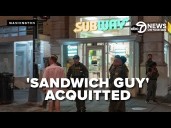 Man found not guilty after throwing sandwich at federal agent in DC