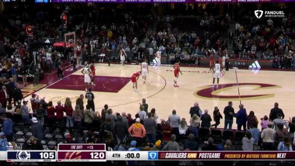 Donovan Mitchell scores 37 points, takes over in 3rd in Cavaliers' ...