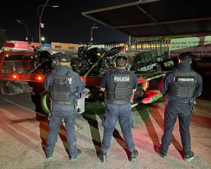 Caen cuatro sujetos vinculados con robo de autos, motos y autopartes en Hidalgo