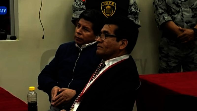 El momento en el que dictan la condena de prisión al expresidente Pedro Castillo por el delito de conspiración
