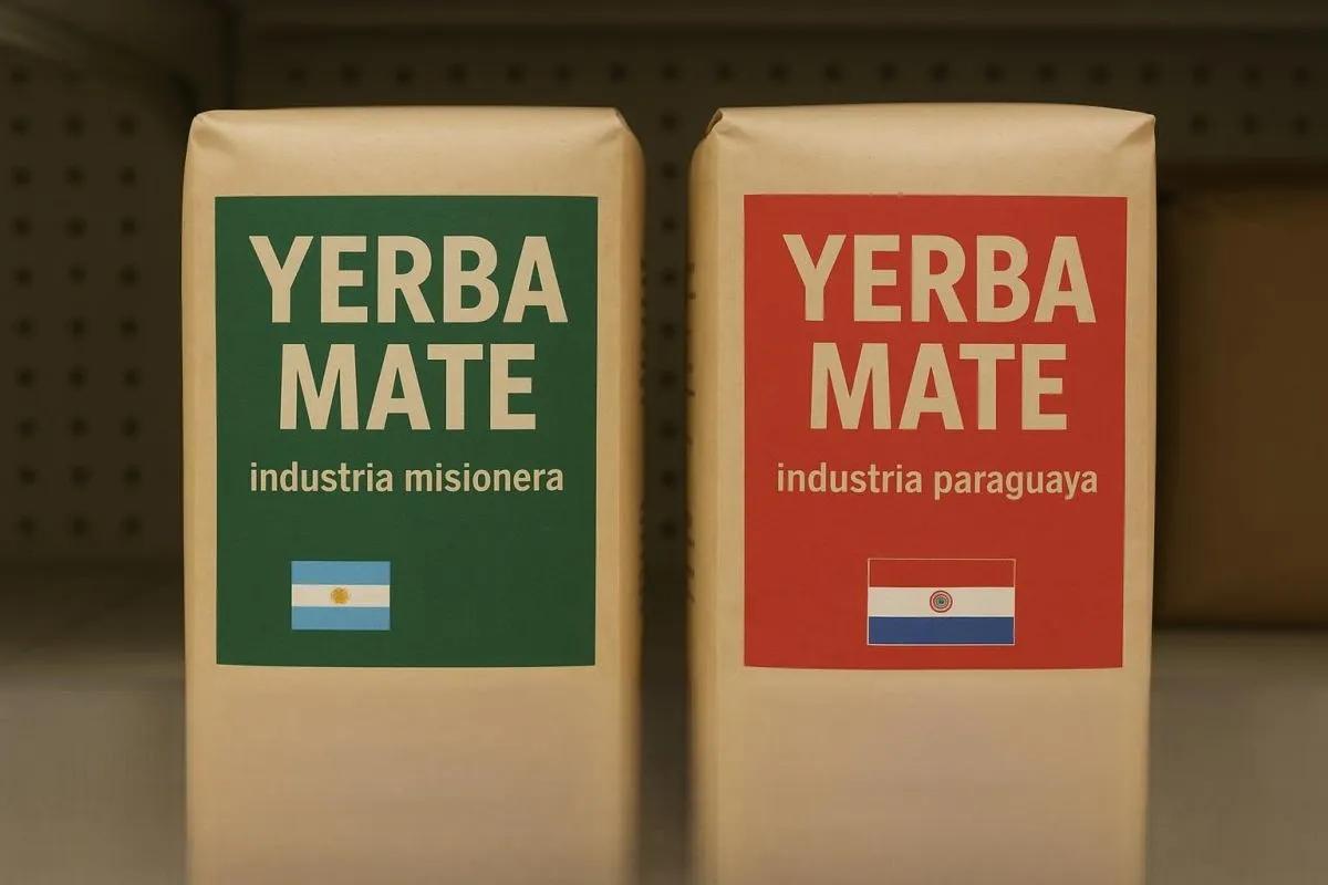Dos paquetes de yerba