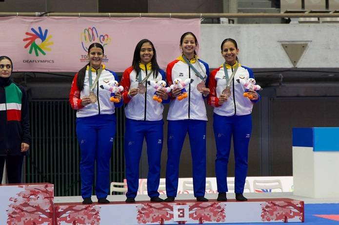 Venezolanas ganan bronce en kárate de los Juegos Sordolímpicos