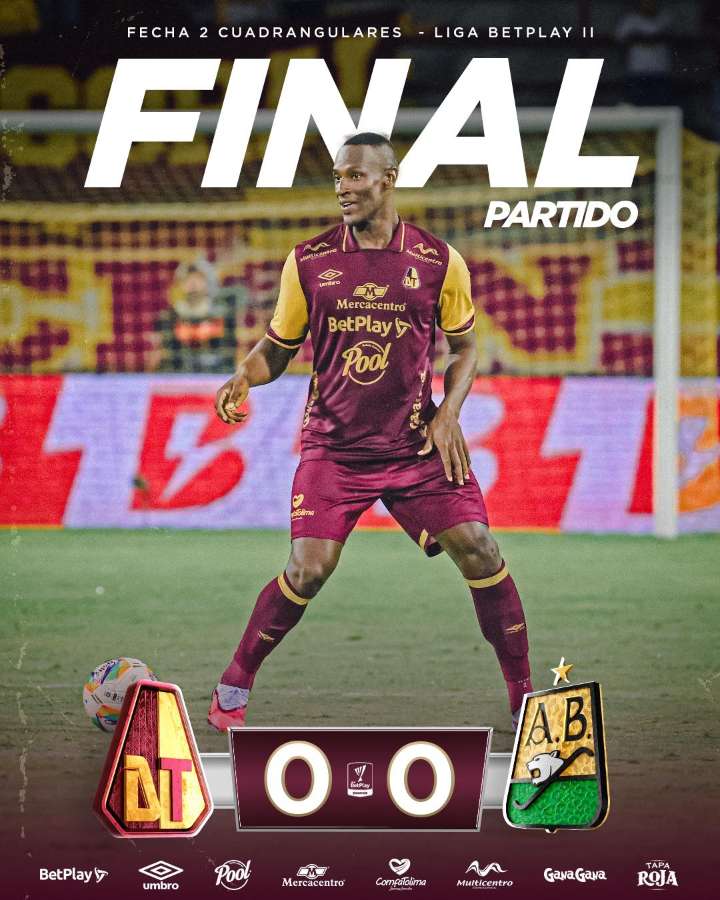 Tolima no pasó del empate frente a Bucaramanga de local -
