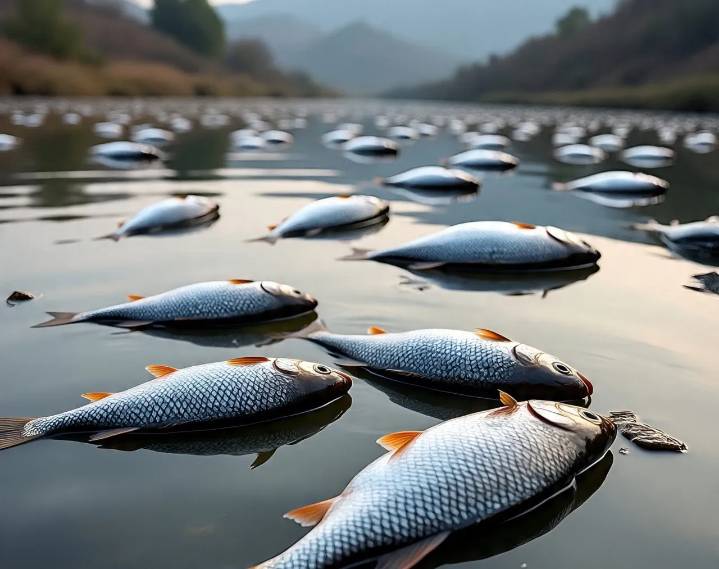 Fishermen report mass fish deaths in Wular, Jhelum