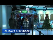 Skydeck Chicago decking the halls for the holidays for 1st time ever