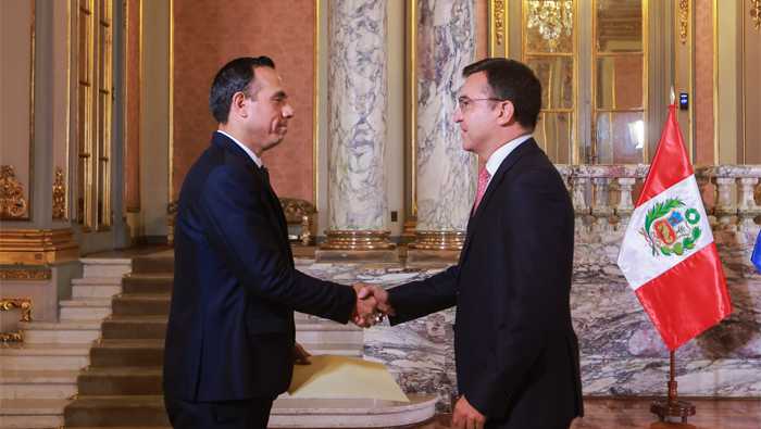 José Jerí recibe cartas credenciales de embajadores de Finlandia, Paraguay y Uruguay