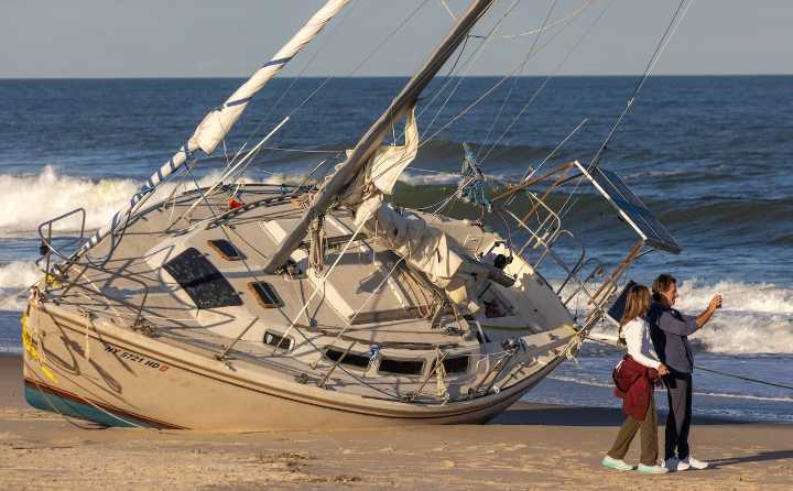 A bizarre shipwreck plagues this Jersey Shore town. Mysterious owner refuses to remove it.