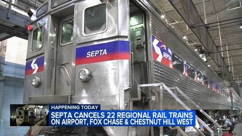 SEPTA cancels several Regional Rail trains for Monday morning commute amid Silverliner IV safety inspections