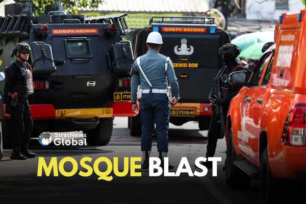 Explosion At Jakarta Mosque Injures Dozens During Friday Prayers