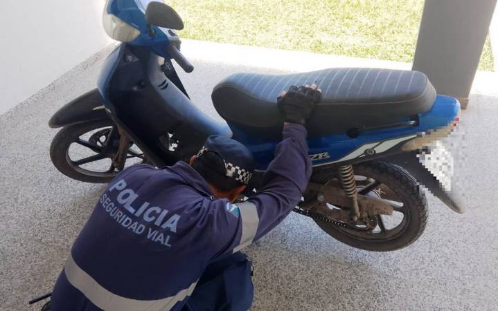Secuestran dos motocicletas con adulteraciones
