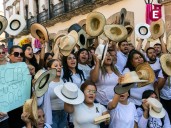 Marchan en Uruapan por asesinato de Carlos Manzo