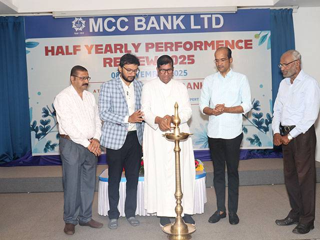 MCC Bank holds half-yearly performance review and cyber security awareness programme