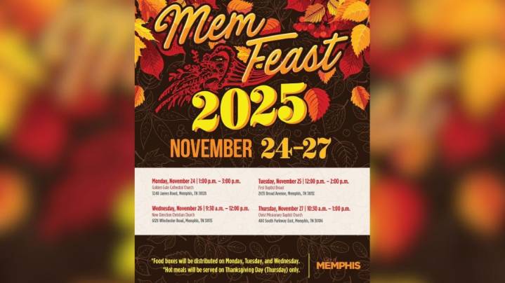 Free Thanksgiving meals at Mem-Feast giveaway event