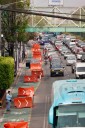 Obras de la ciclovía en Tlalpan generan caos: usuarios