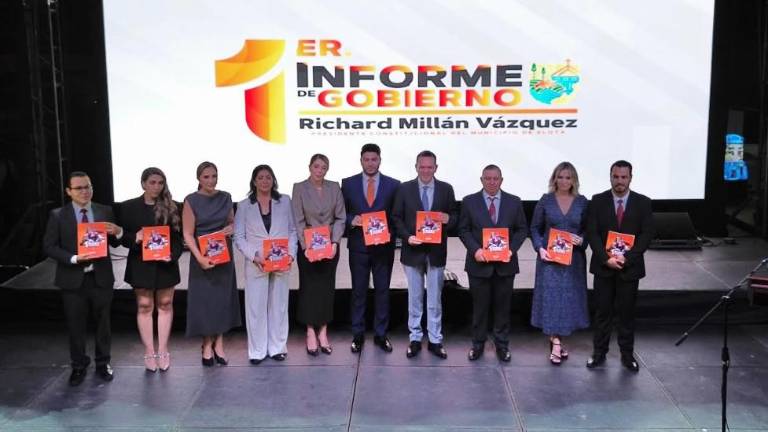 Richard Millán destaca obras y avances en su Primer Informe de Gobierno en Elota