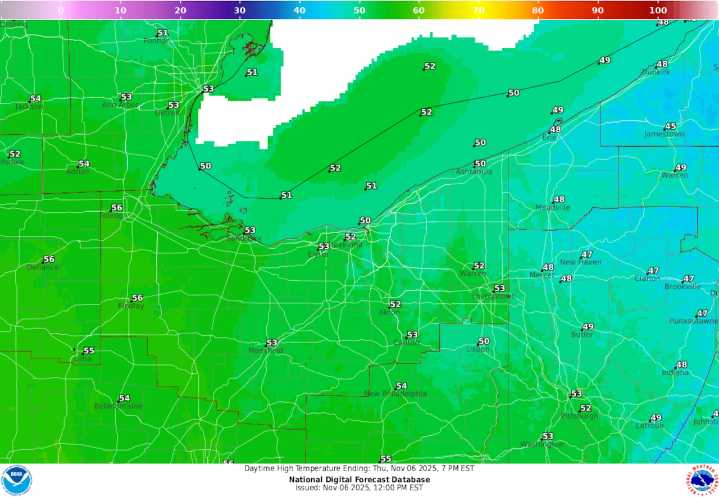 Calm Thursday in NE Ohio before rain and wind Friday, snowflakes to end the weekend