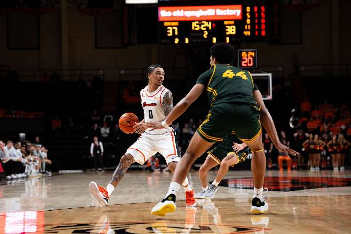Josiah Lake’s layup lifts Oregon State to win over North Dakota State in opener