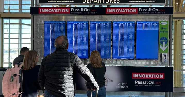 Crisis aérea en Estados Unidos por falta de controladores tras cierre del Gobierno