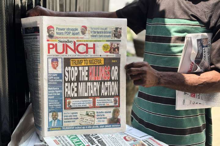 Trump's threat of military intervention in Nigeria likely a diplomatic pressure tactic
