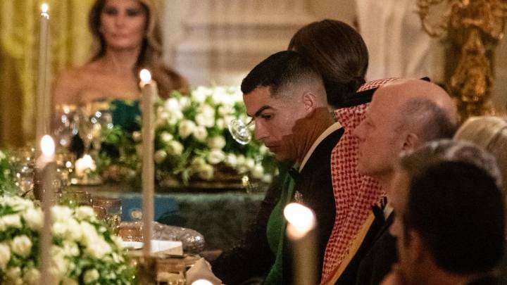 Cristiano Ronaldo asiste a cena con Trump y el príncipe heredero saudí en la Casa Blanca