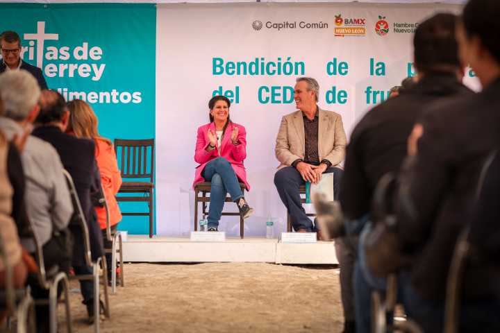 Colocan primera piedra de Nuevo Almacén de Banco de Alimentos