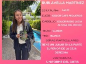 Ayúdanos a encontrar a Rubí; fue vista por última vez cuando salió al CBTIS