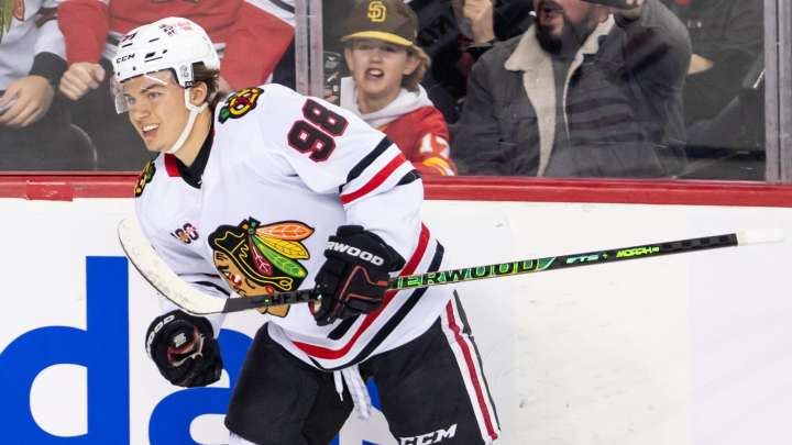 Bedard has a goal and 3 assists, Knight gets 6th career shutout as Blackhawks beat Flames 4
