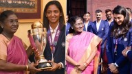 Cricket President Droupadi Murmu Felicitates Team India’s ICC Women’s World Cup 2025 Winners at Rashtrapati Bhavan