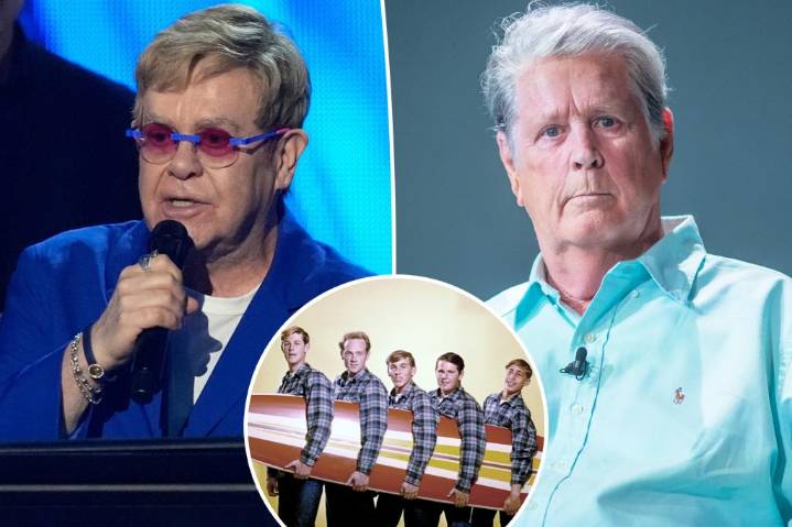 Exclusive | Elton John throws fit backstage before honoring Brian Wilson at 2025 RHOF