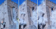 Torre dei Conti collapse: Medieval tower in Rome partially collapses during renovations, injuring worker
